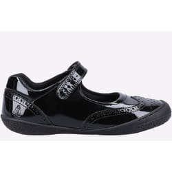 Hush Puppies Rina Girls School Shoe Patent Junior - 3.5
