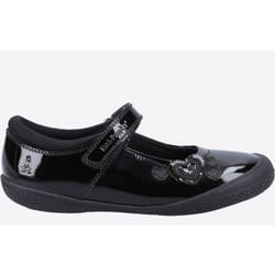 Hush Puppies Rosanna Patent School Shoes Junior - 4