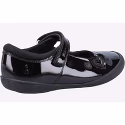 Hush Puppies Rosanna Patent School Shoes Junior - 4