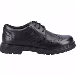 SALLY SENIOR | Black | Girl's Lace Up School Shoes