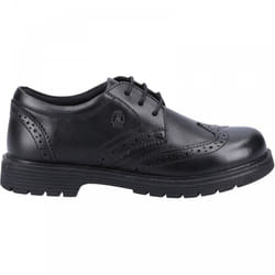 SALLY SENIOR | Black | Girl's Lace Up School Shoes