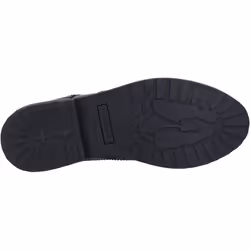 ) Hush Puppies Verity Slip On Leather Women's Black Loafers - Black, 3 (Adults'