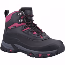 , Grey/Berry) Calmsden Grey/Berry Waterproof Womens Lightweight Walking Hiking Boots - 9 (Adults'