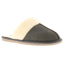 ) Hush Puppies Arianna Womens Genuine Suede Mule Slippers grey UK Size - Grey, 3 (Adults'