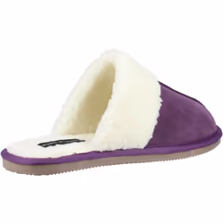 ) Hush Puppies Arianna Suede Women's Purple Slippers - Purple, 3 (Adults'