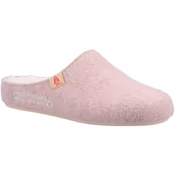 ) Hush Puppies The Good 90% Recycled RPET Polyester Women's Pink Slippers - Pink, 7 (Adults'