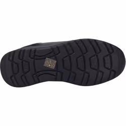 ) Hush Puppies Joseph Leather Men's Black Leather Lace-Up Shoes - Black, 6 (Adults'