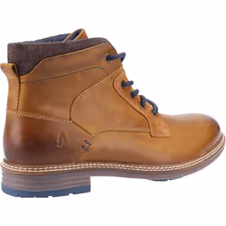 ) Hush Puppies Joel Leather Men's Camel Boots - Brown, 6 (Adults'