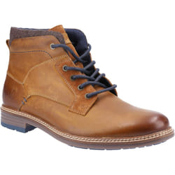 ) Hush Puppies Joel Leather Men's Camel Boots - Brown, 7 (Adults'