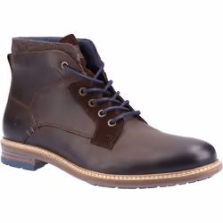 ) Hush Puppies Joel Leather Men's Brown Boots - Brown, 7 (Adults'