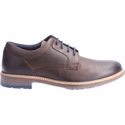 ) Hush Puppies Julian Leather Men's Brown Lace-Up Shoes - Brown, 7 (Adults'