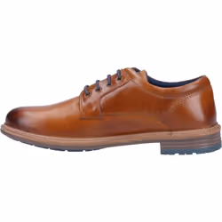 ) Hush Puppies Julian Leather Men's Tan Lace-Up Shoes - Brown, 12 (Adults'