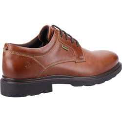 ) Hush Puppies Pearce Leather Men's Tan Lace-Up Shoes - Brown, 6 (Adults'