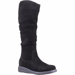 ) Hush Puppies Lucinda Suede Women's Black Boots - Black, 7 (Adults'