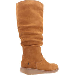 ) Hush Puppies Lucinda Suede Women's Tan Boots - Brown, 8 (Adults'