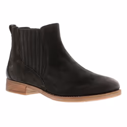 ) Hush Puppies Womens Boots Ankle Edith Leather Slip On black UK Size - Black, 8 (Adults'