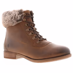 ) Hush Puppies Womens Boots Ankle Effie Leather Zip brown UK Size - Brown, 4 (Adults'