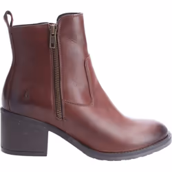 ) Hush Puppies Helena Leather Women's Brown Boots - Brown, 6 (Adults'