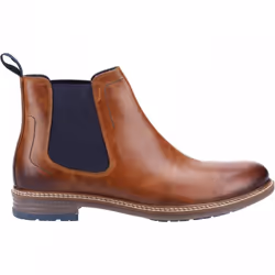 ) Justin | Tan | Mens Chelsea Boots - 9 (Adults'