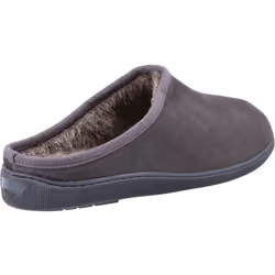 ) Hush Puppies Ashton Suede Men's Grey Slippers - Grey, 10 (Adults'