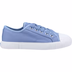 ) Hush Puppies Brooke Canvas Women's Blue Trainers - Blue, 3 (Adults'