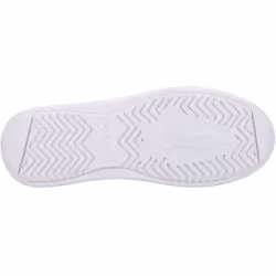 ) Hush Puppies Camille Leather Women's White Trainers - White, 8 (Adults'