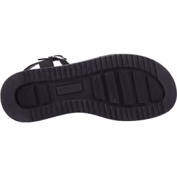 ) Hush Puppies Cassie Nubuck Women's Black Sandals - Black, 8 (Adults'
