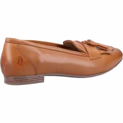 ) Hush Puppies Marissa Tassel Leather Women's Tan Loafers - Brown, 3 (Adults'