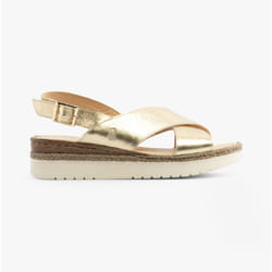 Hush Puppies SAPHIRA Womens Slingback Sandals Gold - UK 4