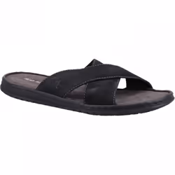 ) Nile | Black | Mens Cross Over Sandals - 7 (Adults'