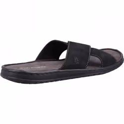 ) Nile | Black | Mens Cross Over Sandals - 7 (Adults'