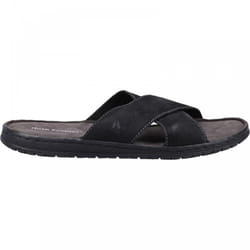 ) Nile | Black | Mens Cross Over Sandals - 11 (Adults'