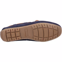 ) Hush Puppies Reuben Suede Men's Navy Boat Shoes - Blue, 6 (Adults'
