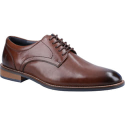 ) Hush Puppies Damien Lace Up Leather Men's Chocolate Lace-Up Shoes - Brown, 11 (Adults'