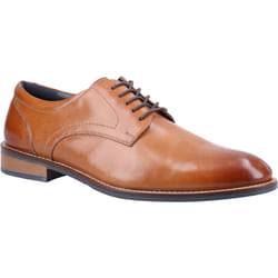 ) Hush Puppies Damien Lace Up Leather Men's Tan Lace-Up Shoes - Brown, 9 (Adults'