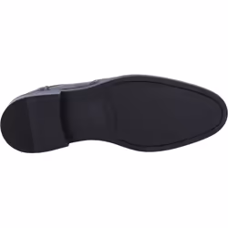) Hush Puppies Dustin Brogue Patent Leather Men's Black Patent Brogues Shoes - Black, 9 (Adults'