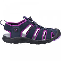 , Navy/Berry) Marshfield Navy/Berry Womens Closed-Toe Sandals - 3 (Adults'