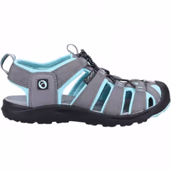 , Grey Turquoise) Marshfield Grey Turquoise Womens Closed-Toe Sandals - 3 (Adults'