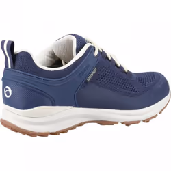 , Navy) Compton Navy Waterproof Ladies Lace-up Walking Trainers - 4 (Adults'