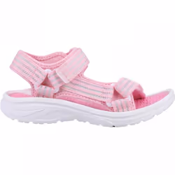 , Pink/White) Bodiam Pink/White Girls Recycled Summer Sandals - 10 (Children's