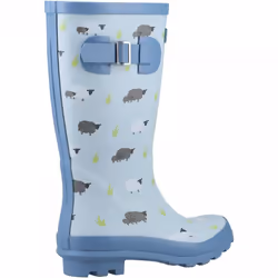 , Sheep) Farmyard Junior Sheep Kids Patterned Wellingtons - 13 (Children's