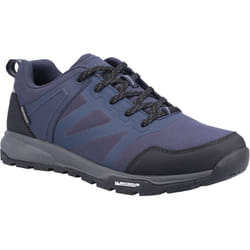 ) Cotswold Kingham Low Recycled Plastic+Synthetic Pu Men's Navy Hiking Boots - Blue, 7 (Adults'