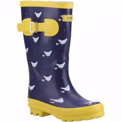 , Chick) Farmyard Junior Chick Kids Fun Print Wellies - 13 (Children's