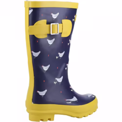 , Chick) Farmyard Junior Chick Kids Fun Print Wellies - 13 (Children's
