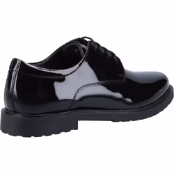 ) Hush Puppies Verity Slip On Leather Women's Patent Black Brogues Shoes - Black, 7 (Adults'