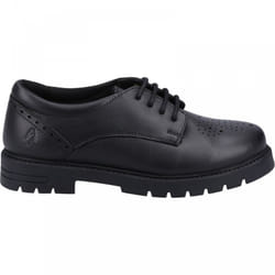 , Black) Jayne Lace Up SNR Black Girls Lace Up School Shoes - 3 (Adults'