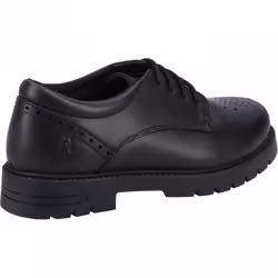 , Black) Jayne Lace Up SNR Black Girls Lace Up School Shoes - 5 (Adults'