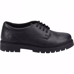 , Black) Jayne Lace Up SNR Black Girls Lace Up School Shoes - 6 (Adults'