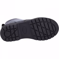 , Black) Jolie Patent SNR Black Girls Lace Up School Shoes - 7 (Adults'