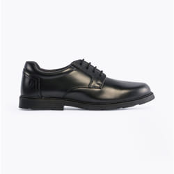 Hush Puppies OLIVER SNR Boys Shoes Black - UK 4, Black